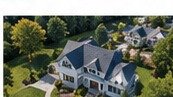 Aerial real estate image